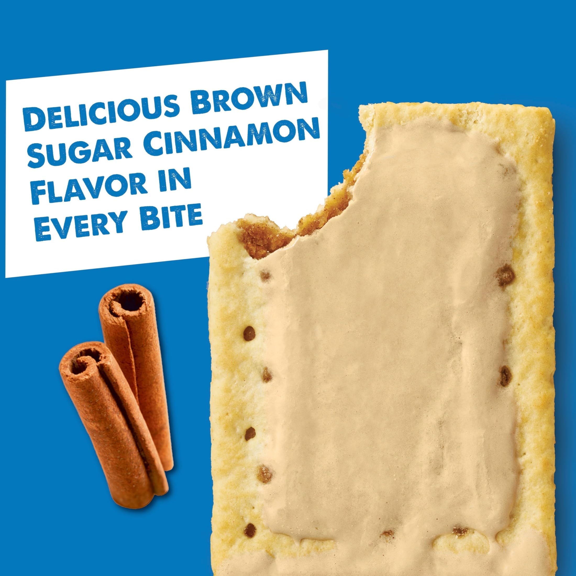 Pop-Tarts Frosted Brown Sugar Cinnamon pantry stock for easy, ready-to-eat snacking.