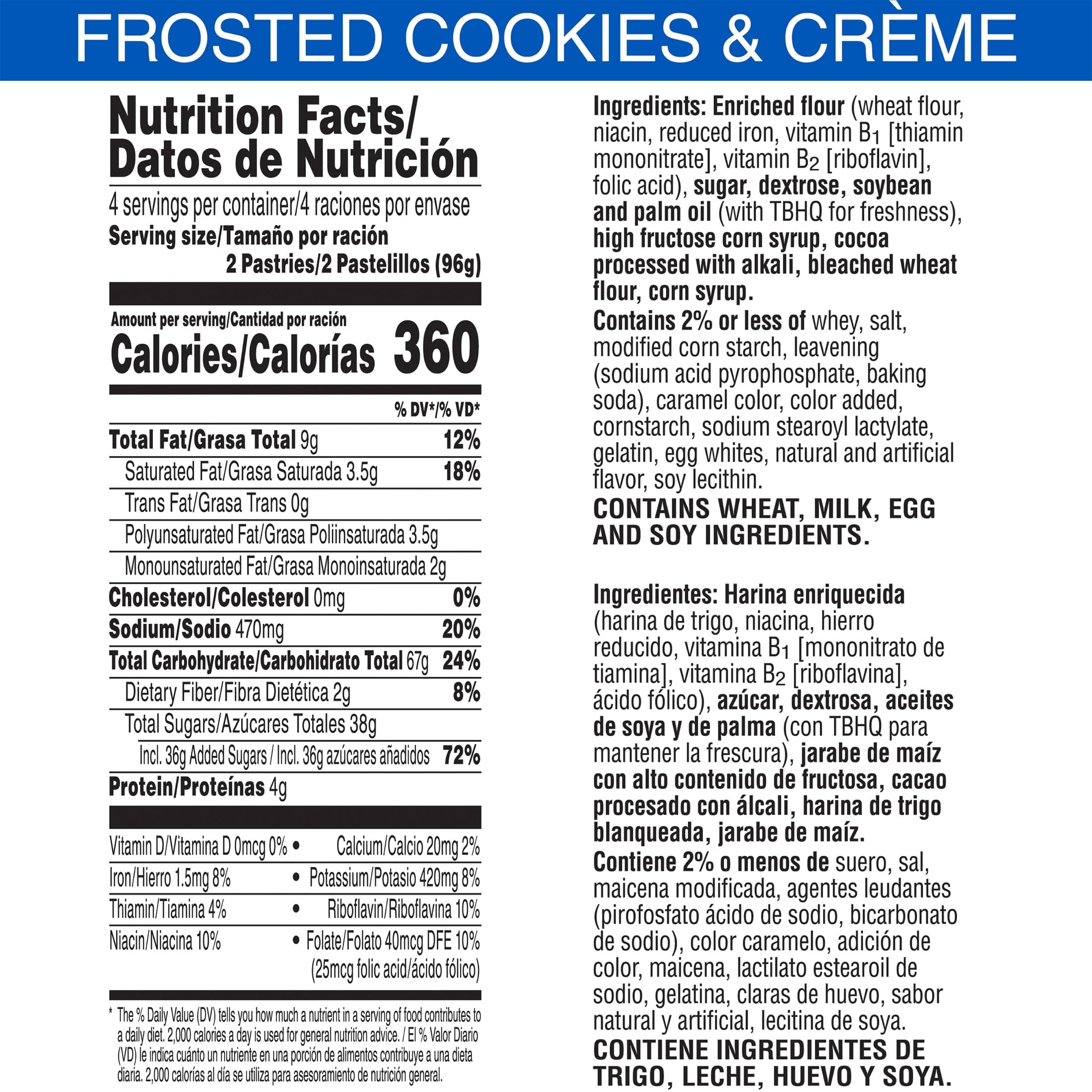 Pop-Tarts Frosted Cookies and Creme in toaster image, warming for a quick treat.