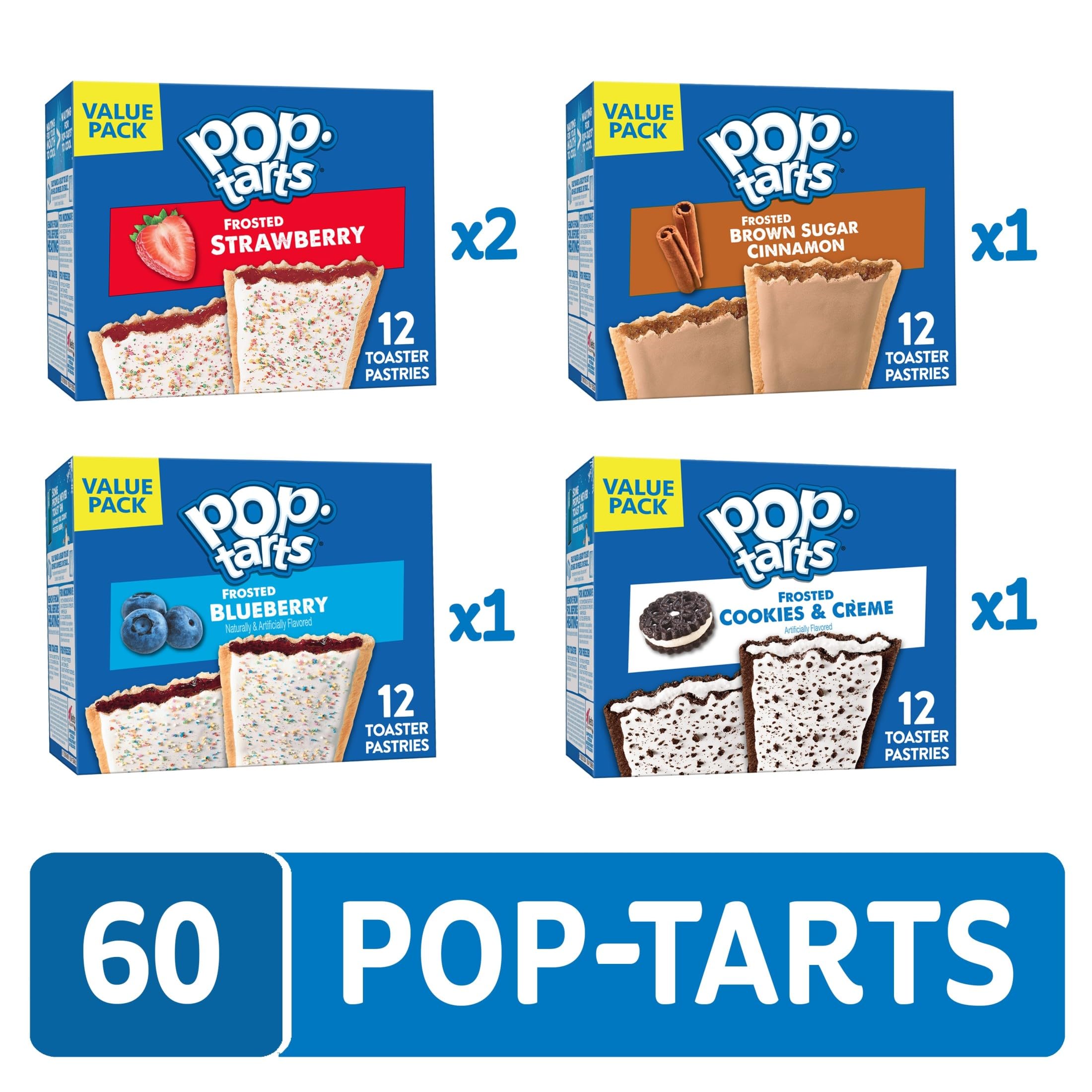 Pop-Tarts frosted cookies and creme pastry snack anytime