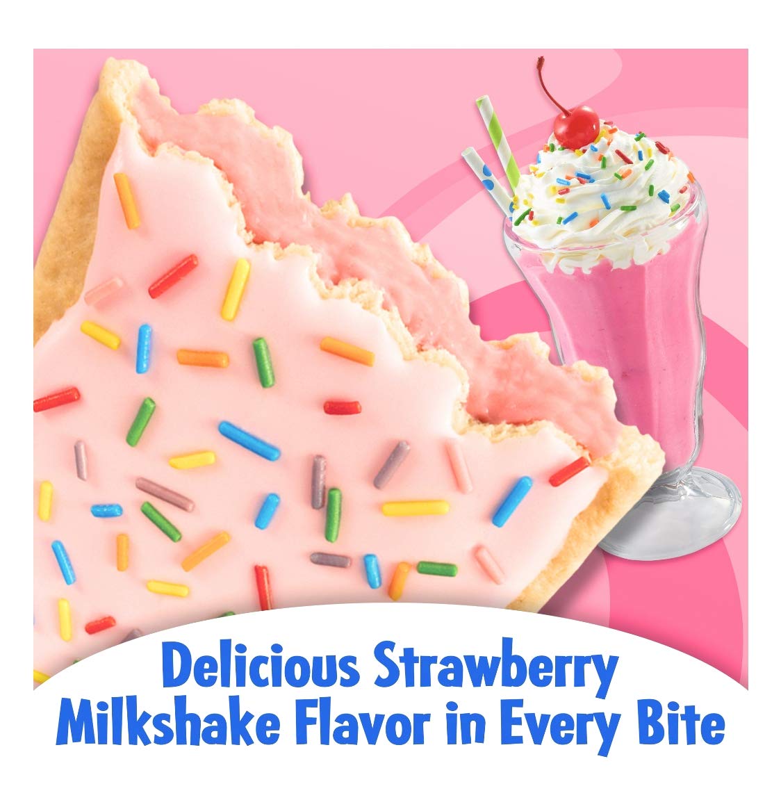 Pop-Tarts Frosted Strawberry Milkshake lunchbox idea for a tasty school snack.