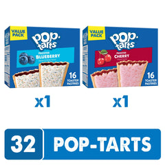 Pop-Tarts Frosted Strawberry pastry, fun flavor for kids' snacks.