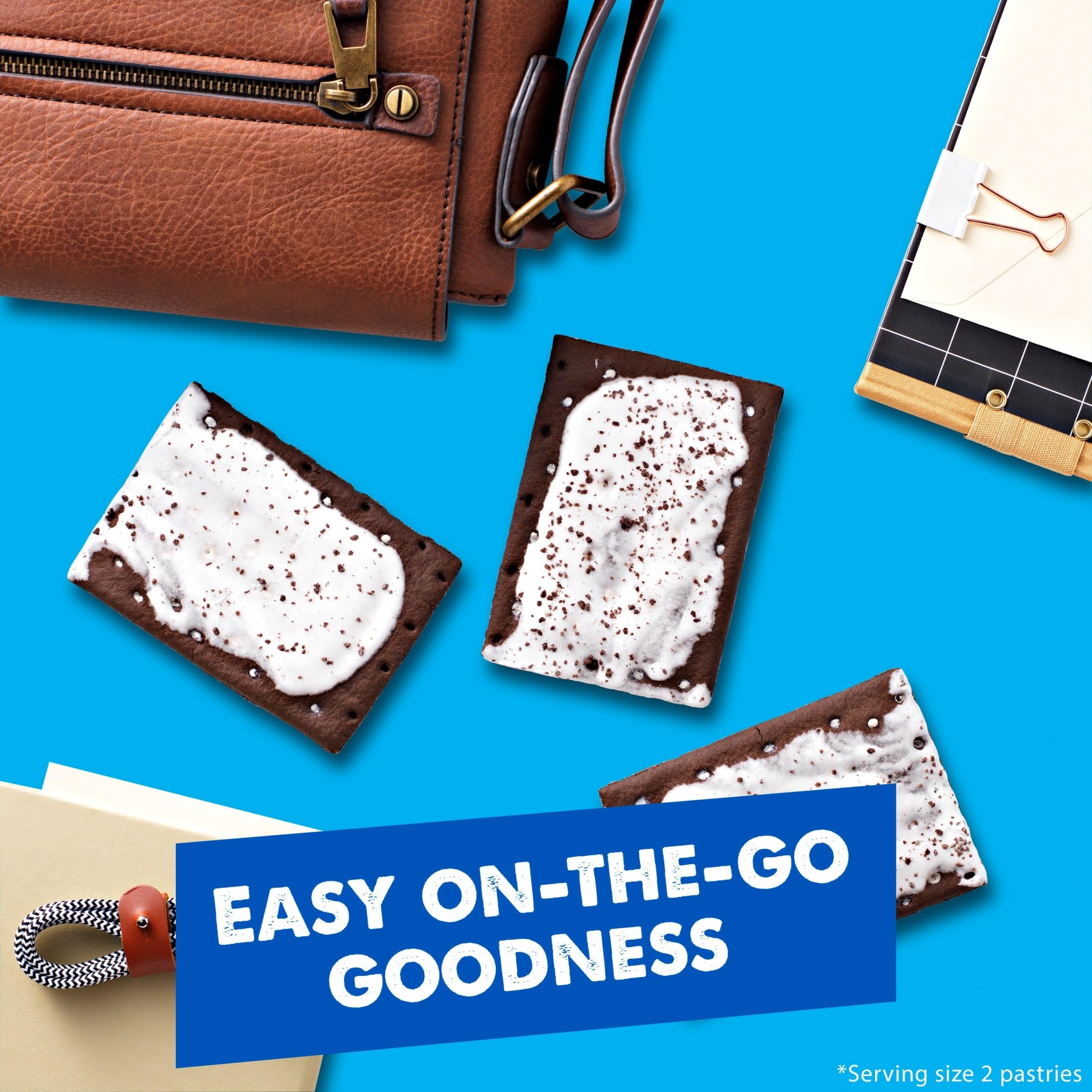 Pop-Tarts in a kids lunchbox for an easy school snack.