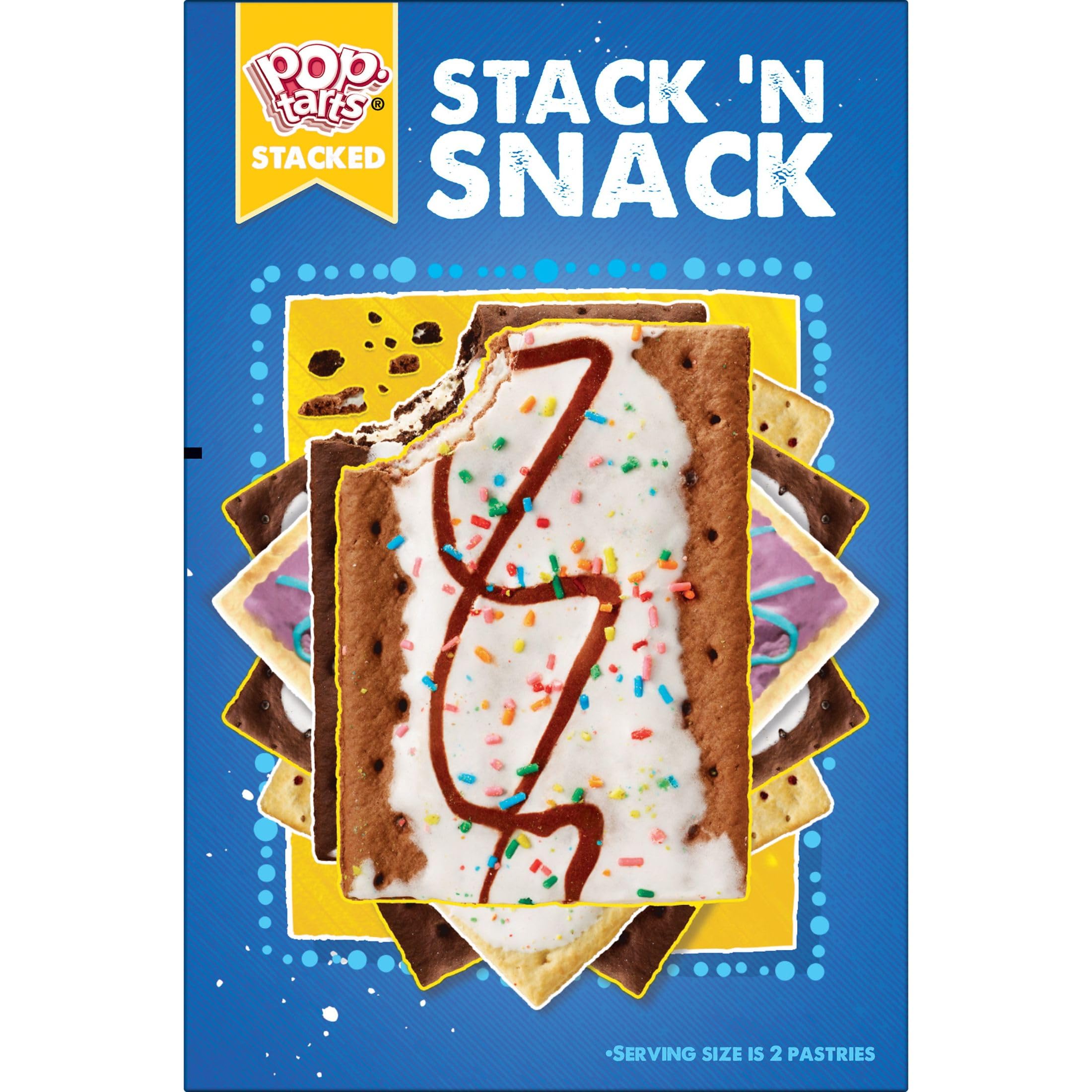 Pop-Tarts unfrosted strawberry toaster pastries packaged for gifting or care packages.