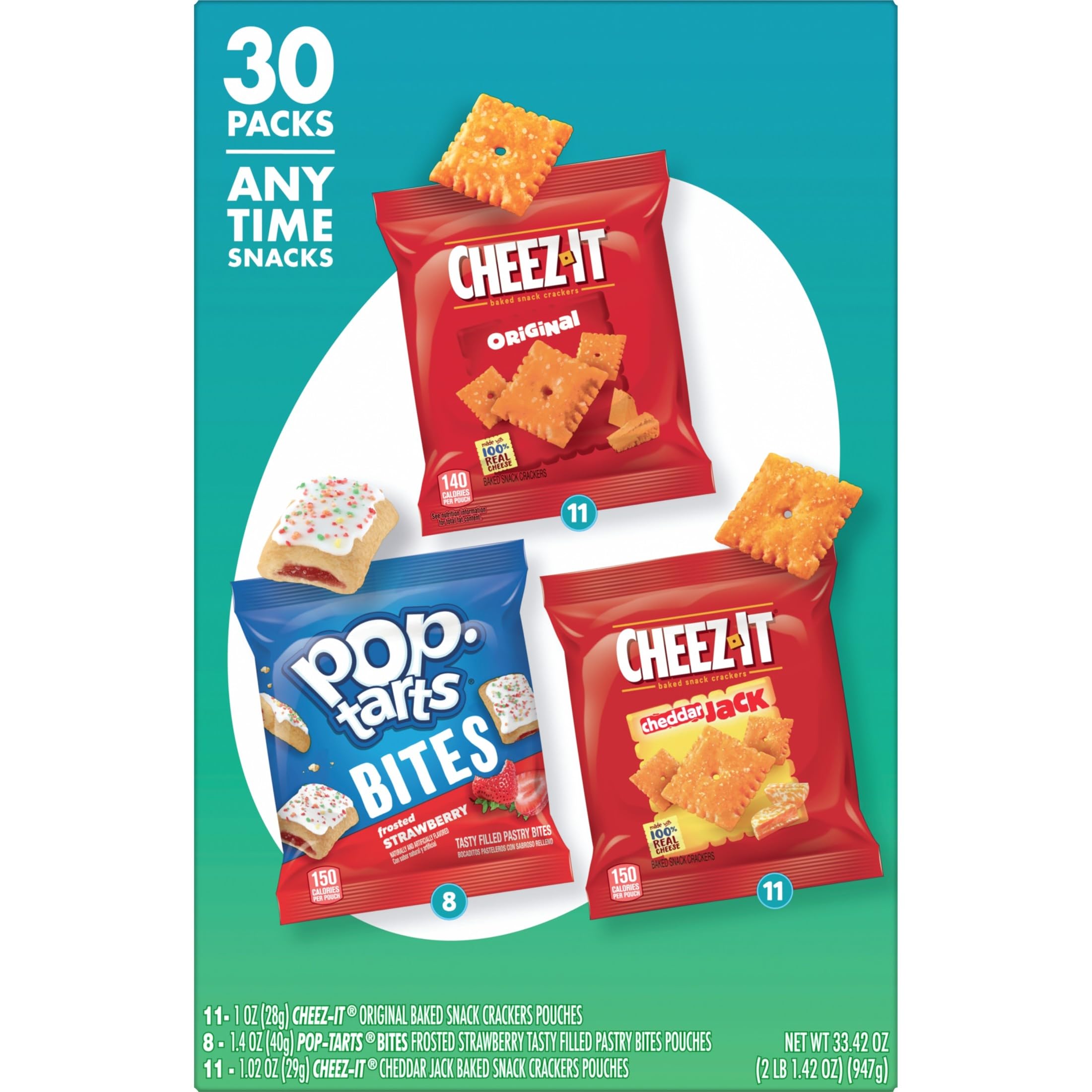 Lunchtime-ready treats ideal for lunch boxes and backpacks.