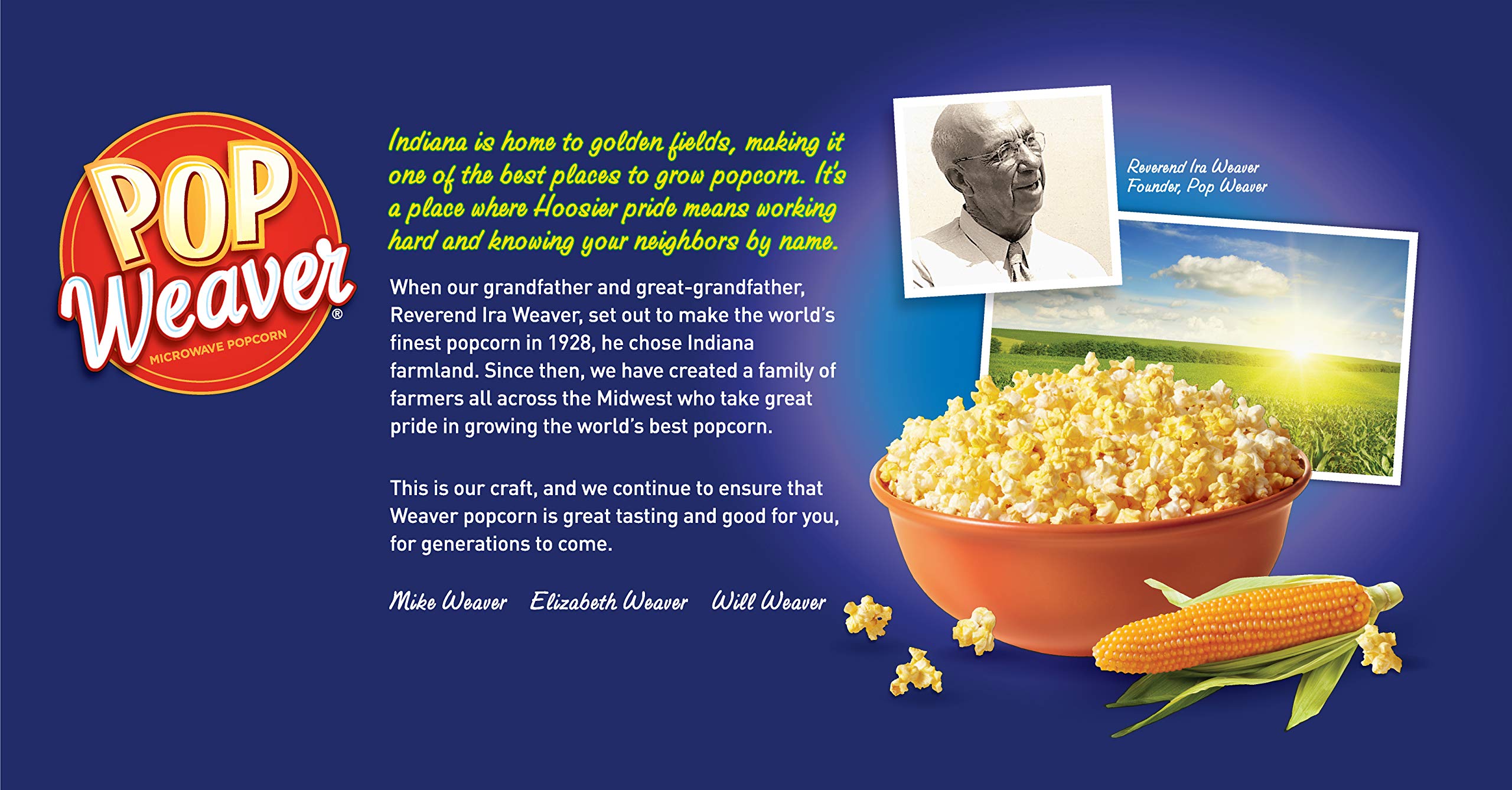 Pop Weaver Extra Butter popcorn steaming bowl releasing aroma for a cozy movie night