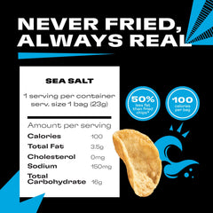 Popchips vegan and kosher-friendly chips in a 0.8oz bag.