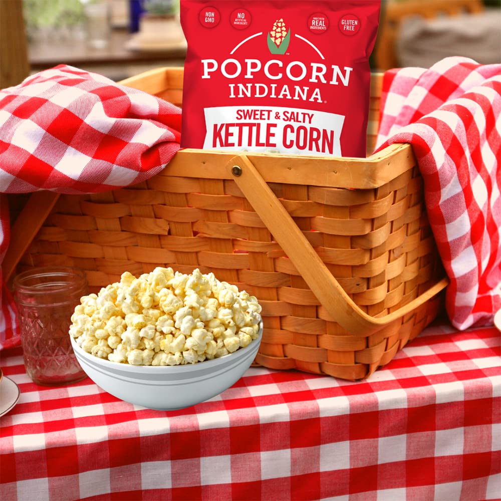 Heartland-grown flavor in Popcorn Indiana Kettle Corn, in every bite.