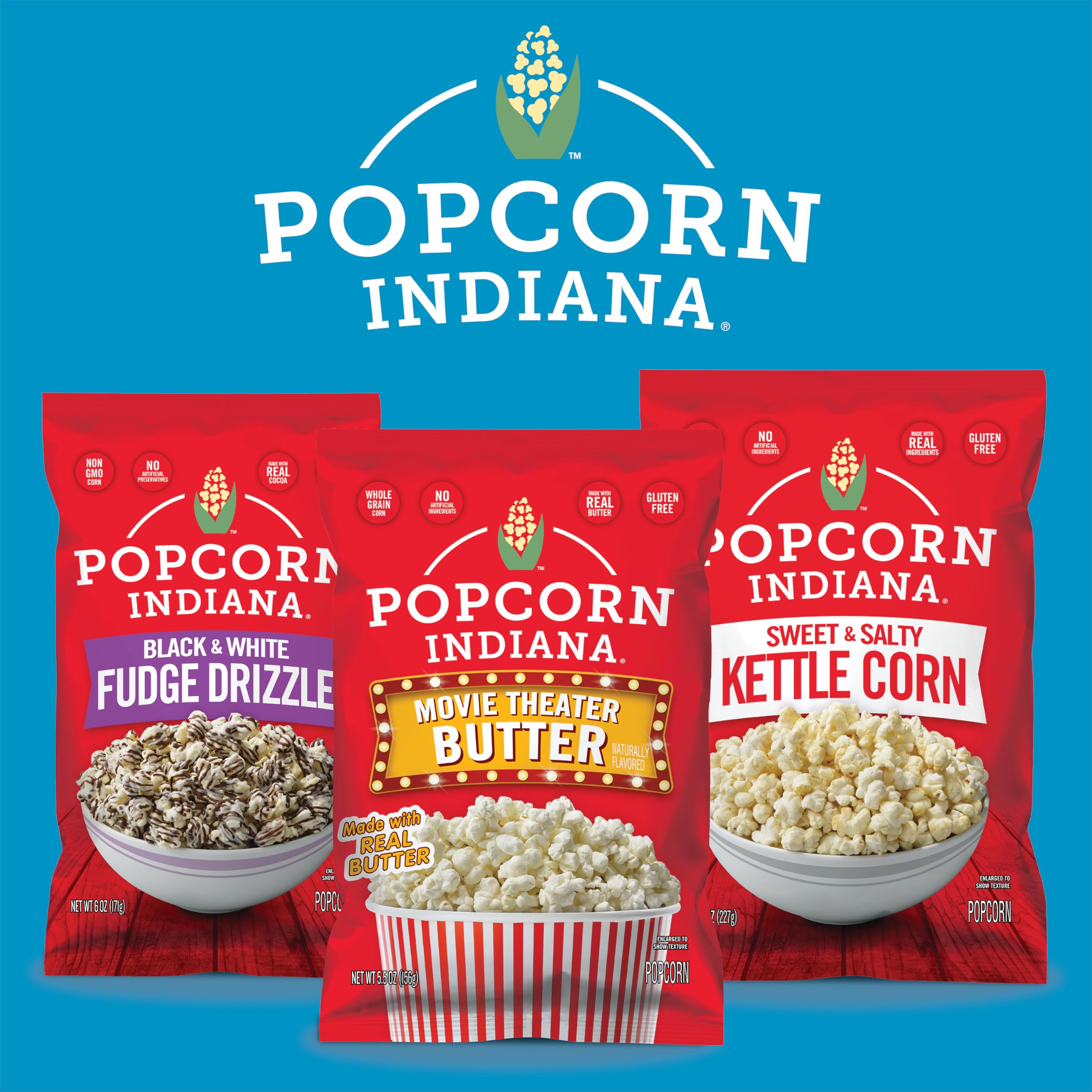 6 oz bag designed for office treats or movie nights.