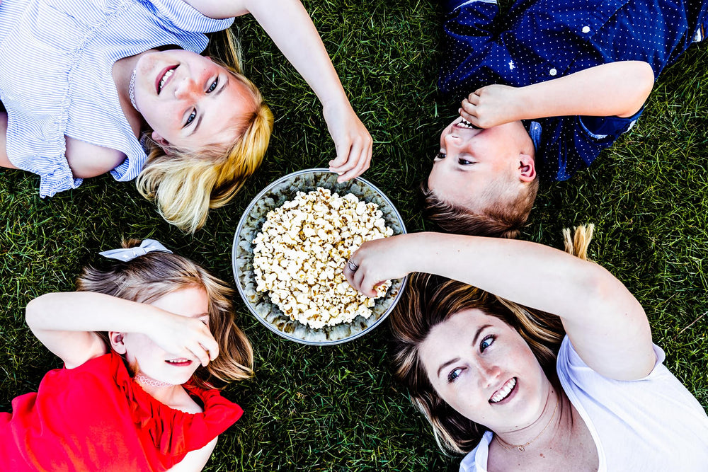 Popcorn Indiana package shown for solo indulgence or sharing.