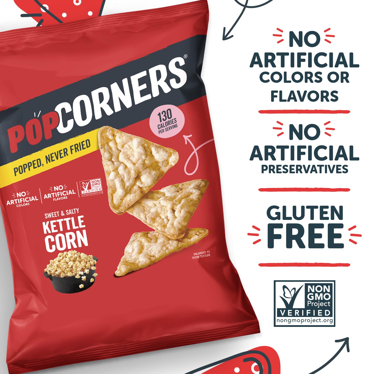 PopCorners on-the-go snack setup for work or school breaks.