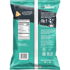 PopCorners Sea Salt chips close-up, showcasing light texture for guilt-free munching.