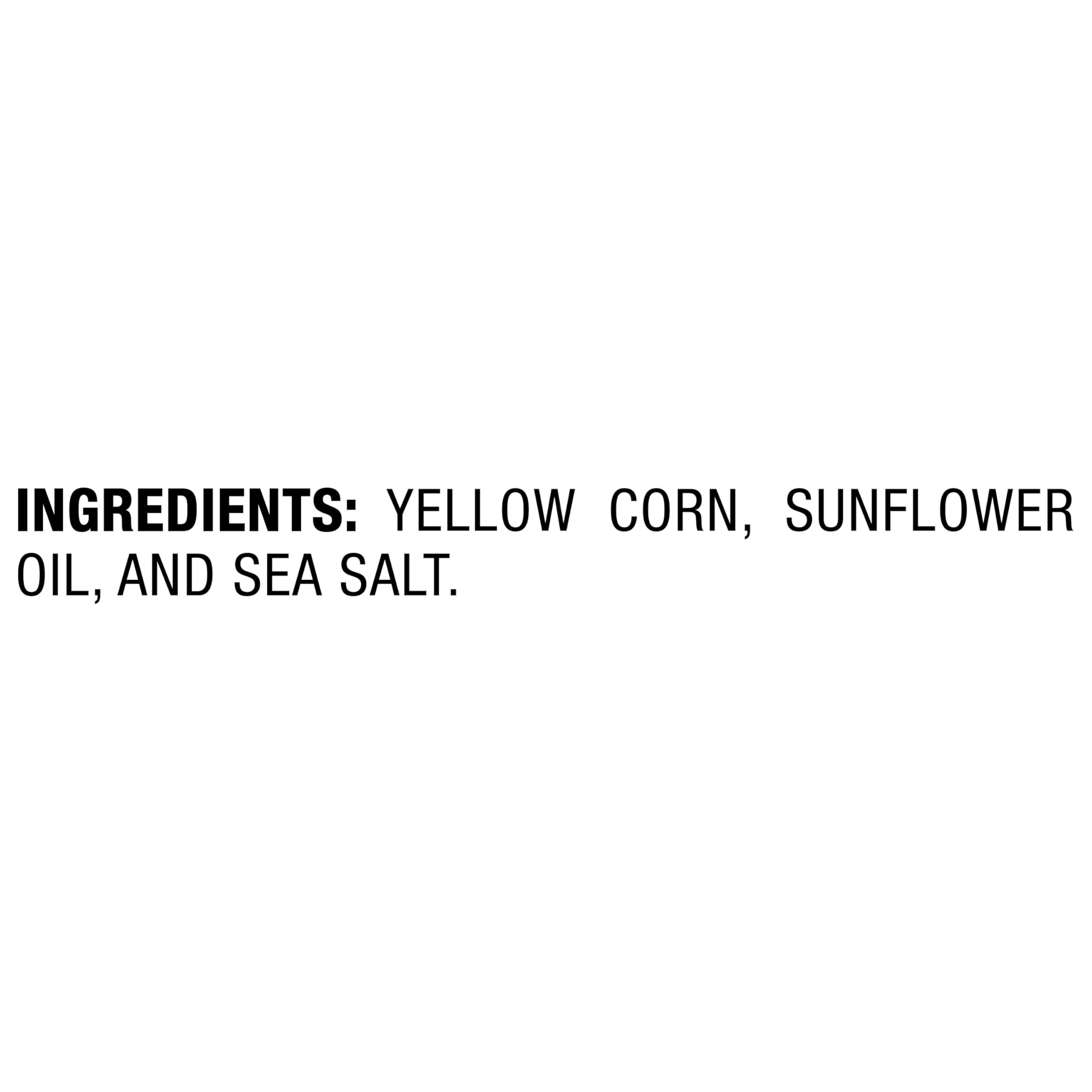 Serving plate with PopCorners Sea Salt, ideal for after-school snacks.