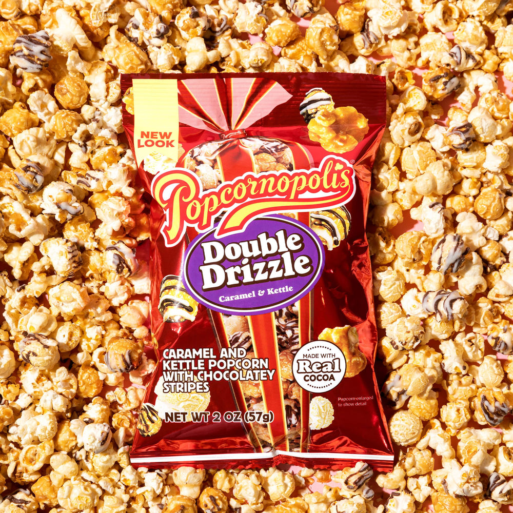Popcornopolis six 2 oz bags for bulk sharing during events.