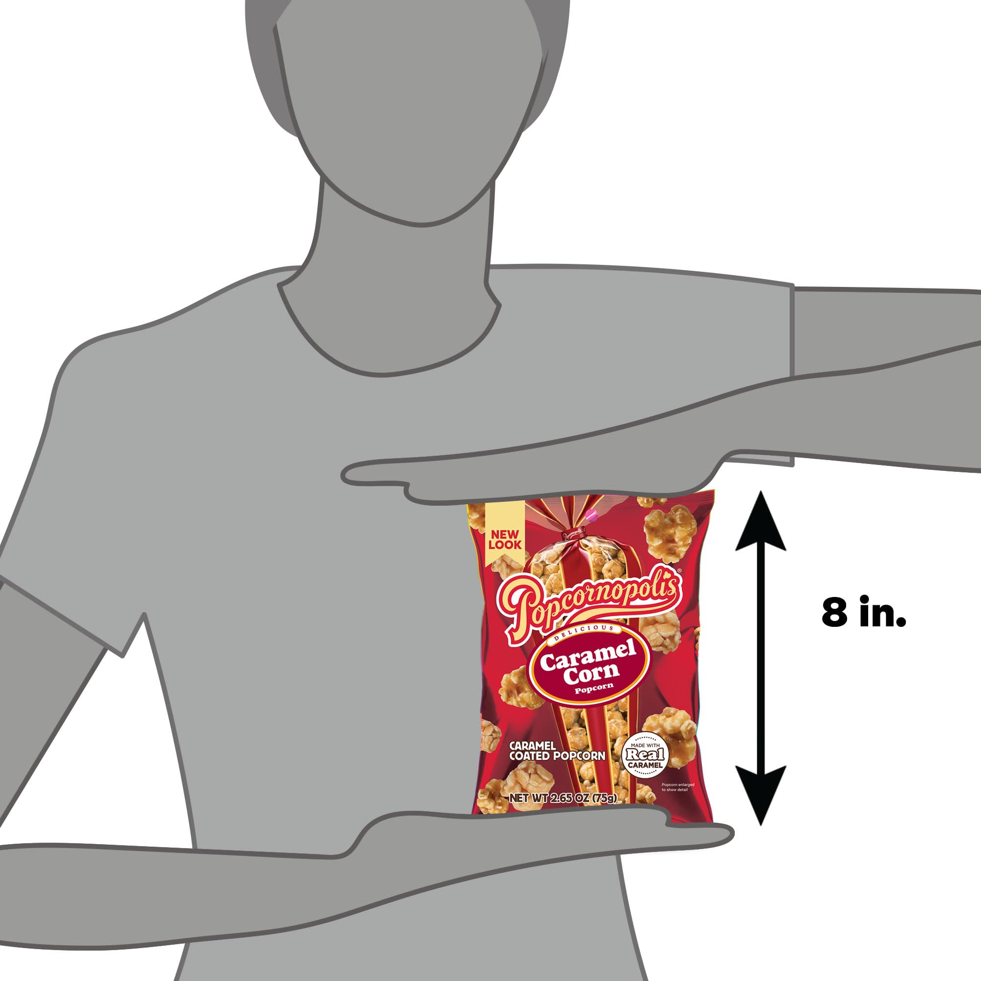 Popcornopolis non-GMO American corn detail highlighting quality.