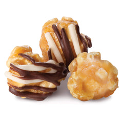 Close-up of Zebra popcorn showing rich textures, ideal for gifting or sharing.