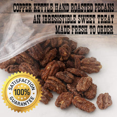 Pop’N Nuts Cinnamon Pecans with vanilla splash, aromatic and flavorful.