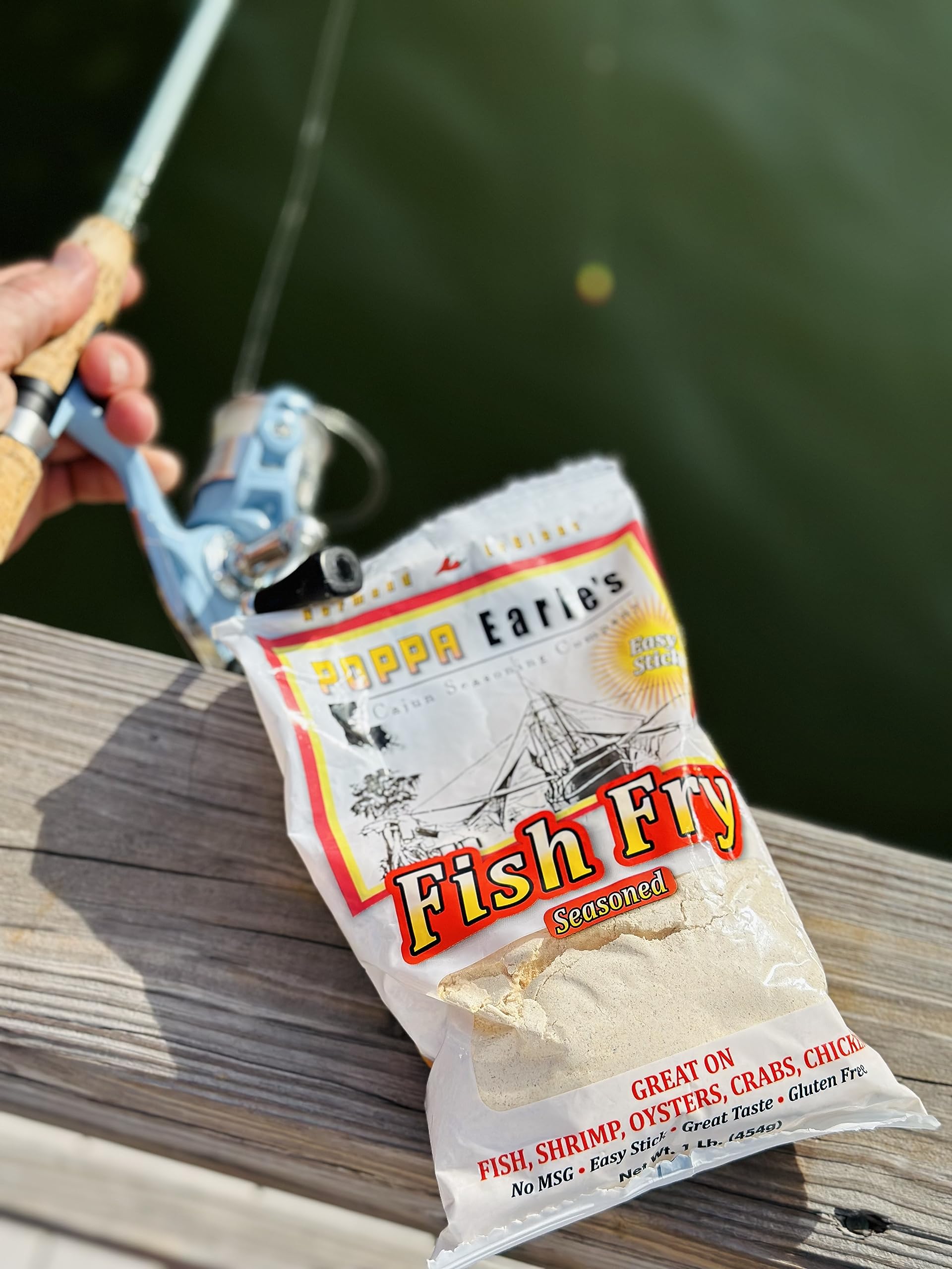 Poppa Earle's gluten-free batter delivers tasty coating with controlled sodium.