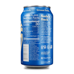 Poppi Cream Soda can on ice, ideal as a mixer option