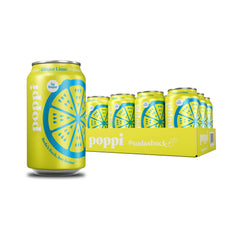 Poppi Ginger Lime bottle with fizz, ideal for refreshing everyday enjoyment.