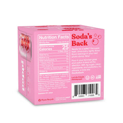 poppi raspberry rose close-up of can texture highlighting natural ingredients