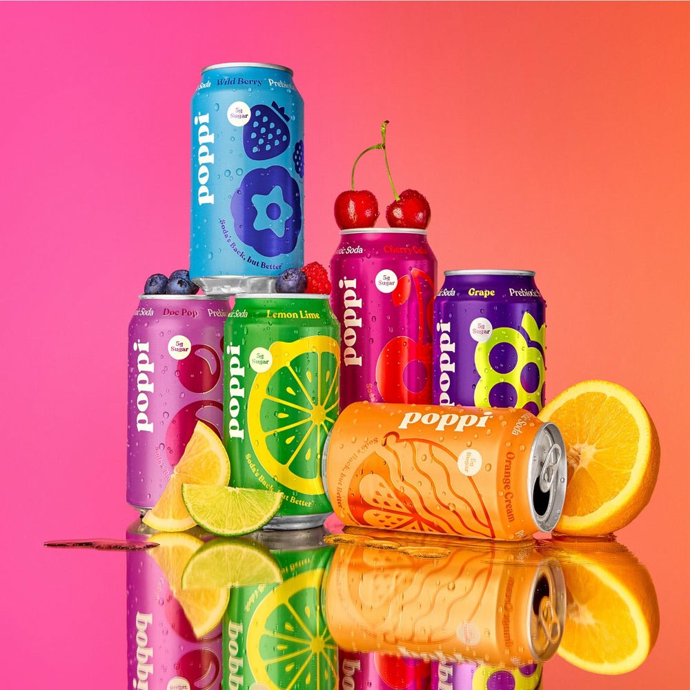 Poppi Orange Cream can offers bright citrus and prebiotic fizz.
