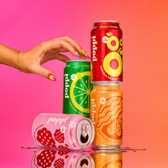 Poppi variety-pack image showing four flavors ready to sip.