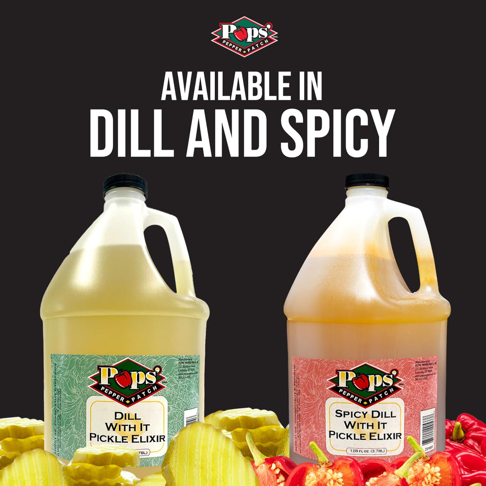 POPS' PEPPER PATCH hydration-friendly pickle elixir for sports or daily use