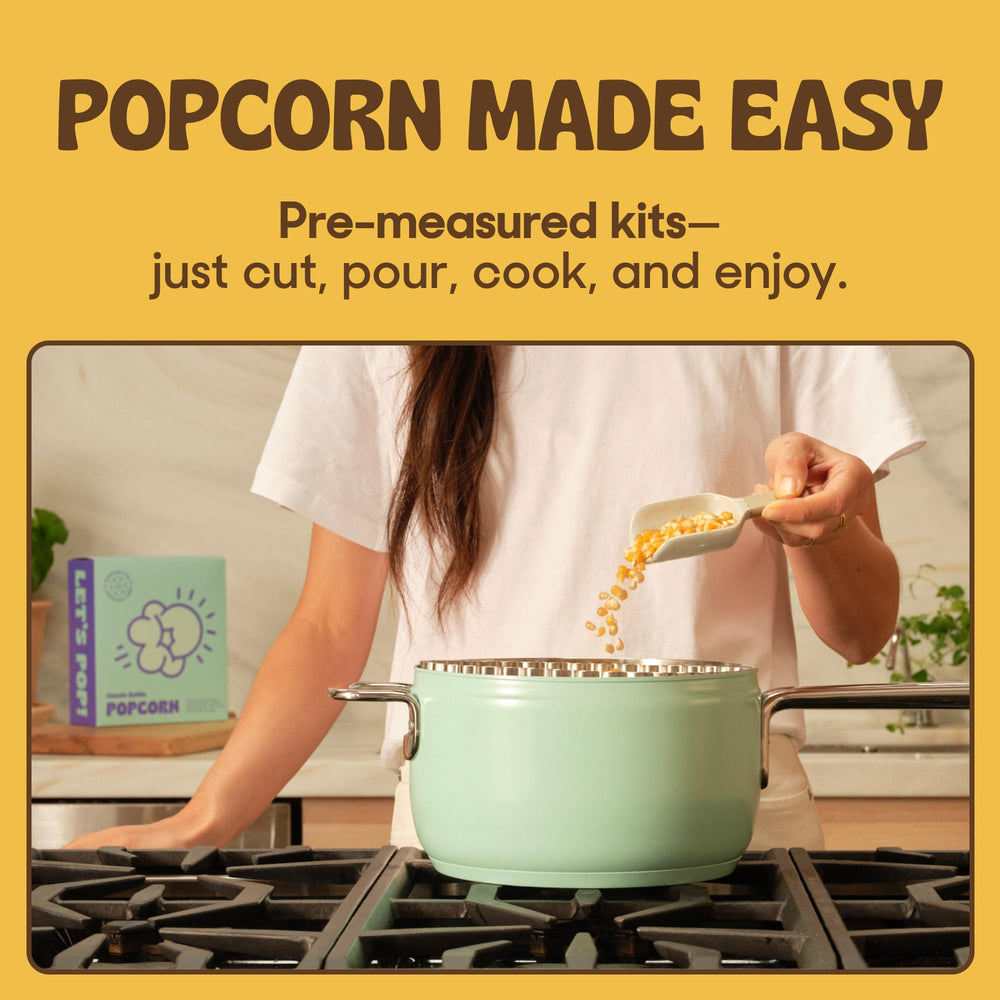 POPSMITH Bulk box option showing savings on multiple popcorn kits.