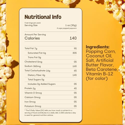 POPSMITH Butter salt packets shown for even, cinema-style seasoning.