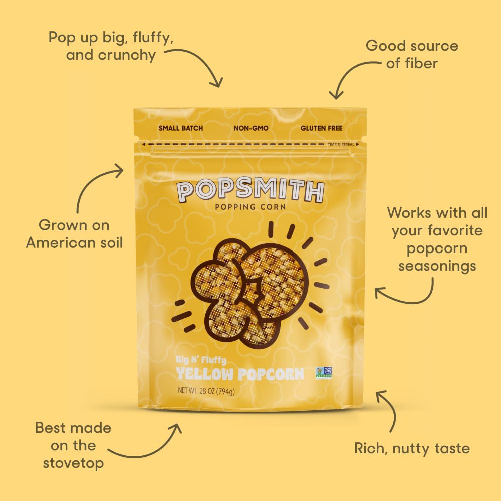 POPSMITH stovetop popcorn machine setup for easy at-home popcorn.