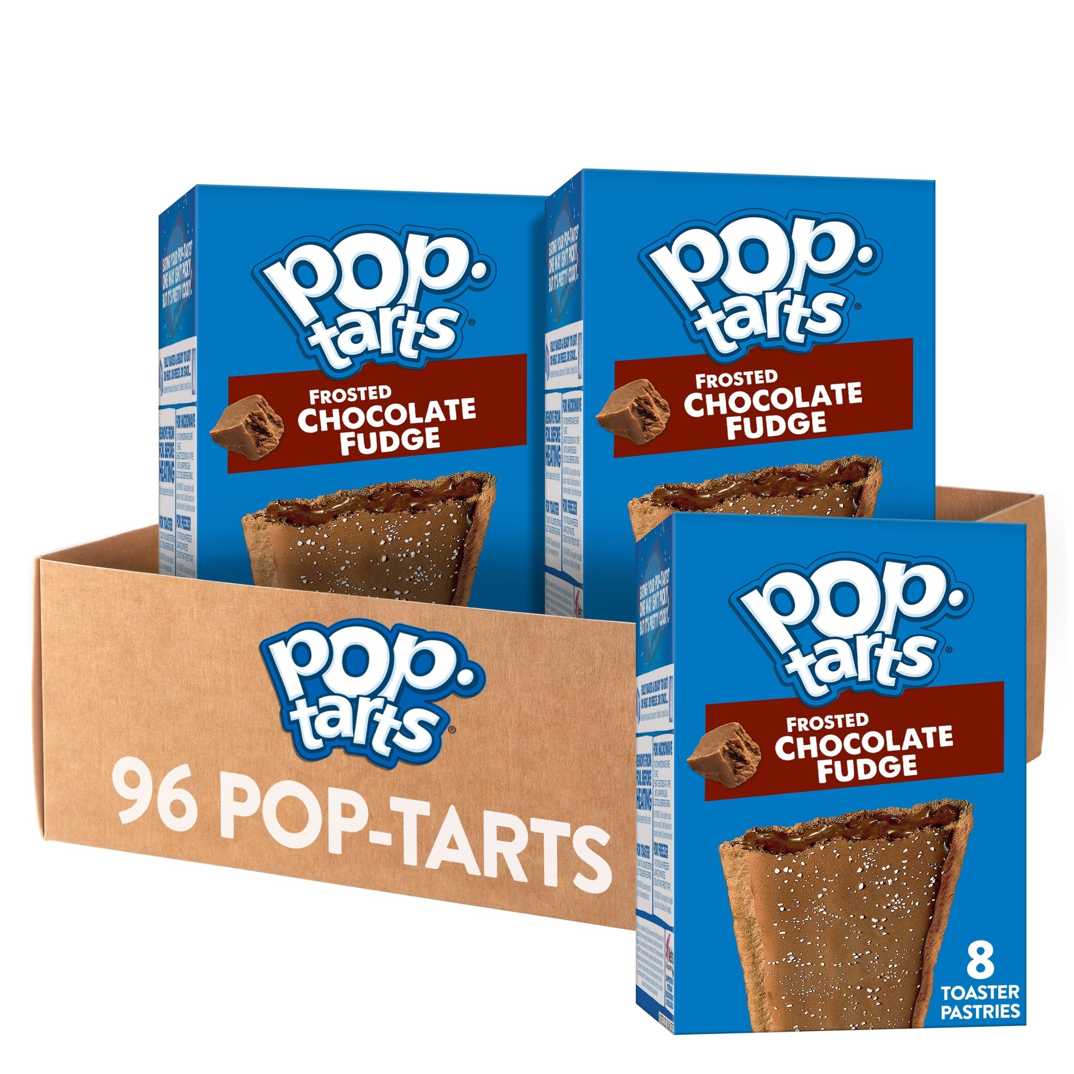 Pop-Tarts Frosted Chocolate Fudge box, perfect for a quick breakfast.