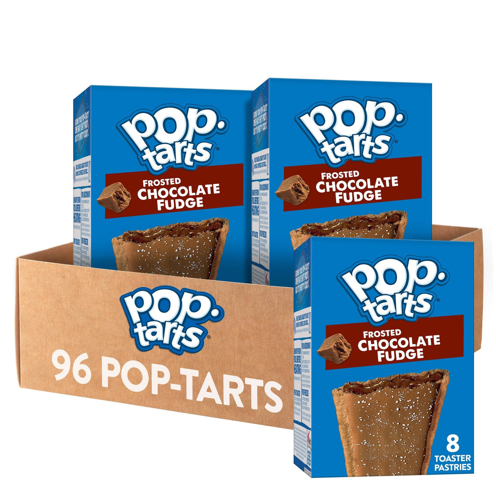 Pop-Tarts Frosted Chocolate Fudge box, perfect for a quick breakfast.