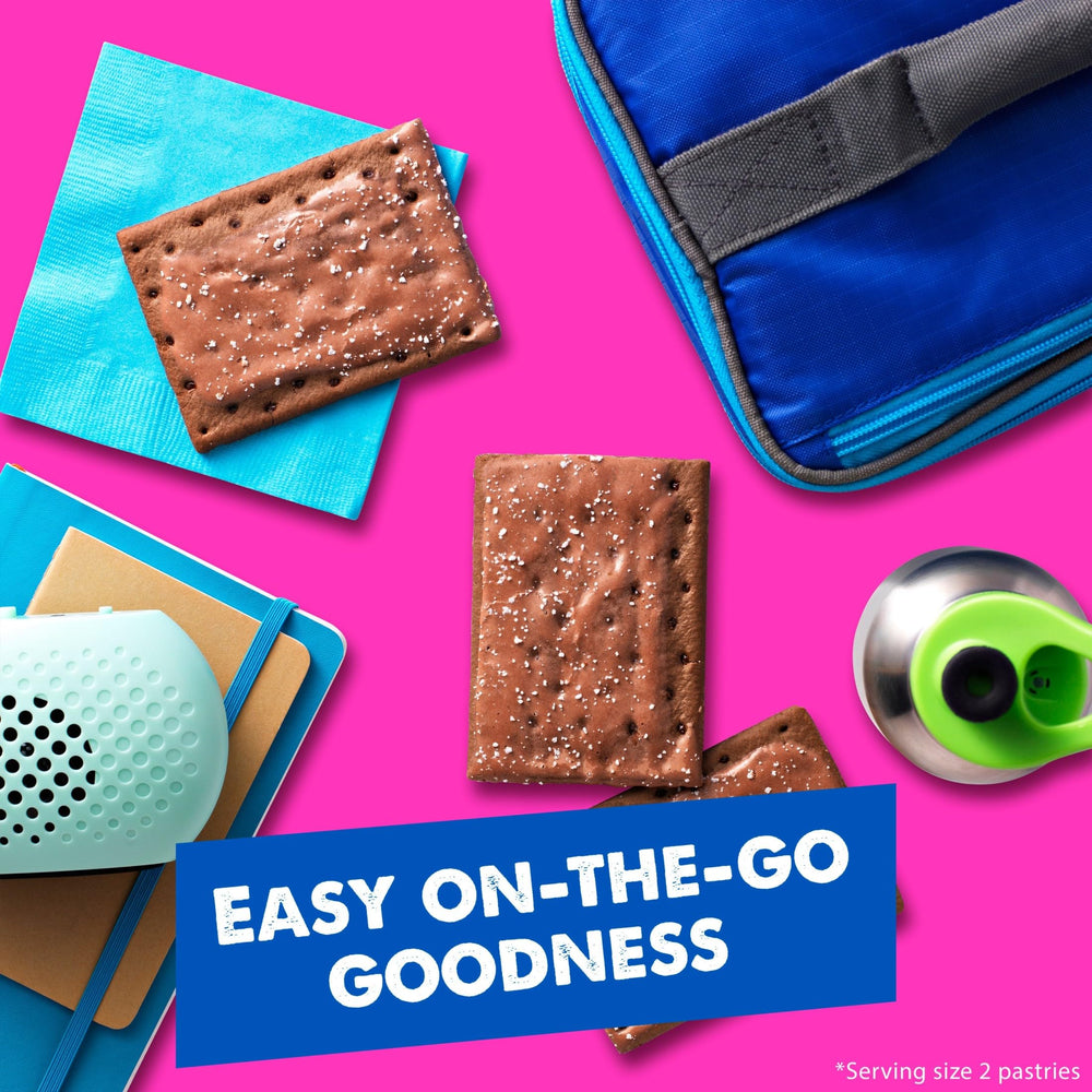 Gift-ready Pop-Tarts Frosted Chocolate Fudge in a care package.