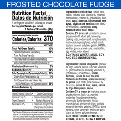 Toasted Pop-Tarts Frosted Chocolate Fudge with a golden crust.