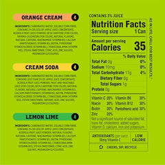 Popwell Lemon Lime can, zesty and refreshing for midday energy