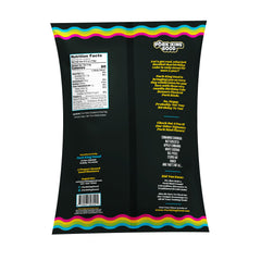 Pork King Good Birthday Cake pork rinds pack a colorful display for celebrations
