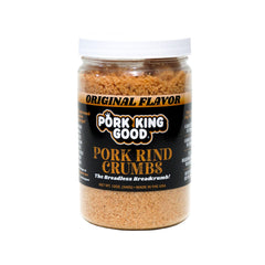 Measuring cup with Pork King Good crumbs for easy cooking