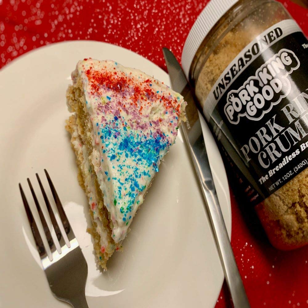 Pork King Good crumbs shown in convenient jar
