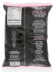 Pork King Good pork rinds close-up reveals crispy texture for guilt-free snacking.