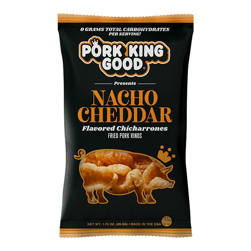 Pork King Good Himalayan pink salt and vinegar pork rinds bold tang