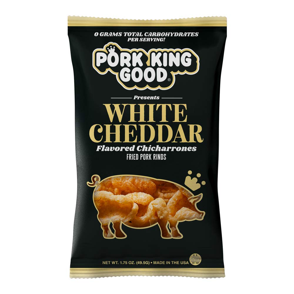 USDA-inspected kitchen badge visible on Pork King Good packaging.