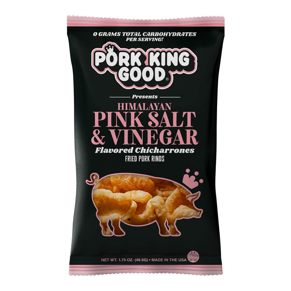 White cheddar bag from Pork King Good provides creamy finish and satisfying snap.