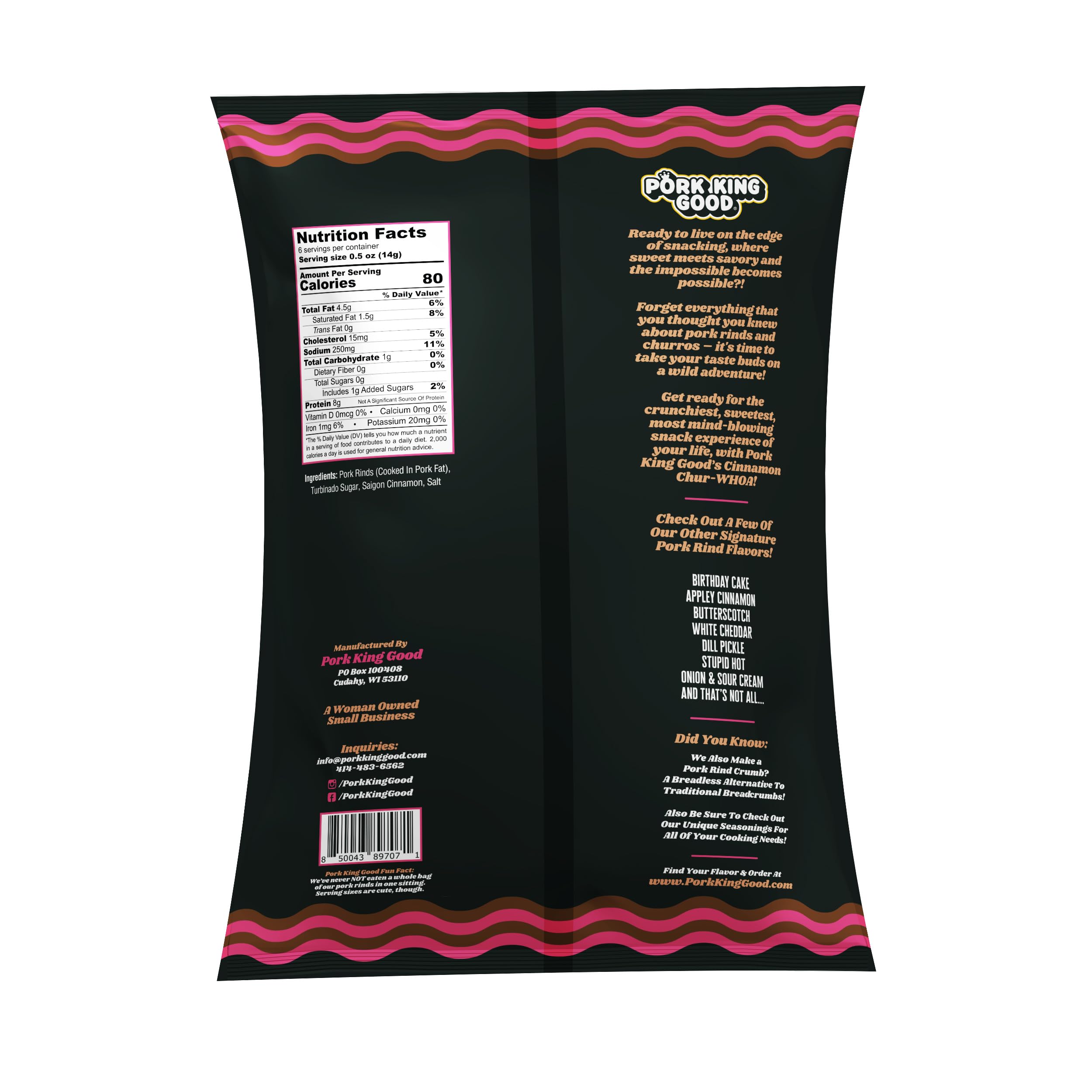 Pork King Good snack-time serving ideas with four flavors