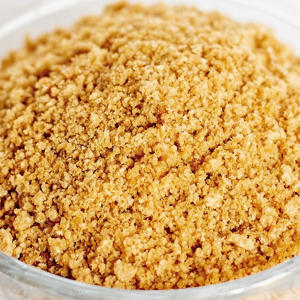 porq Panko Crumbs on a seafood crust, elevating flavor while staying gluten-free.