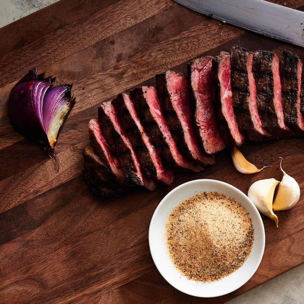 Portland Salt Co SPG pan sear enhances crust and aroma.