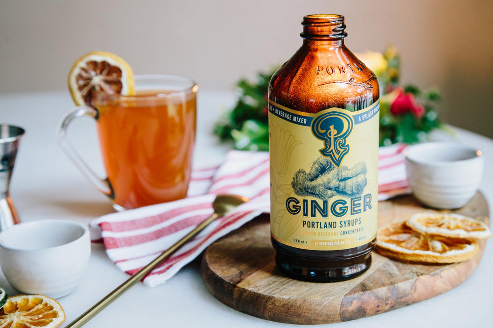 Portland Syrups Authentic Ginger Syrup in baking for ginger-forward desserts.