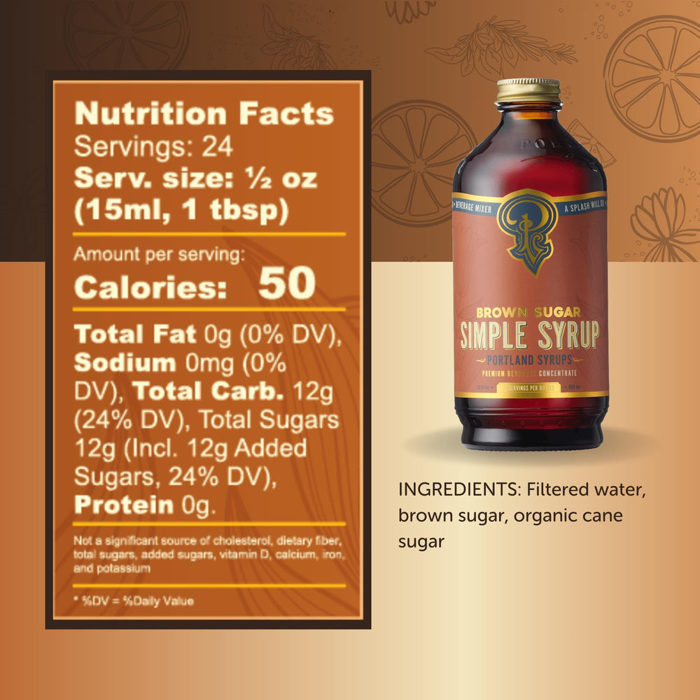 Portland Syrups simple syrup for coffee, smooth sweetness enhances lattes.