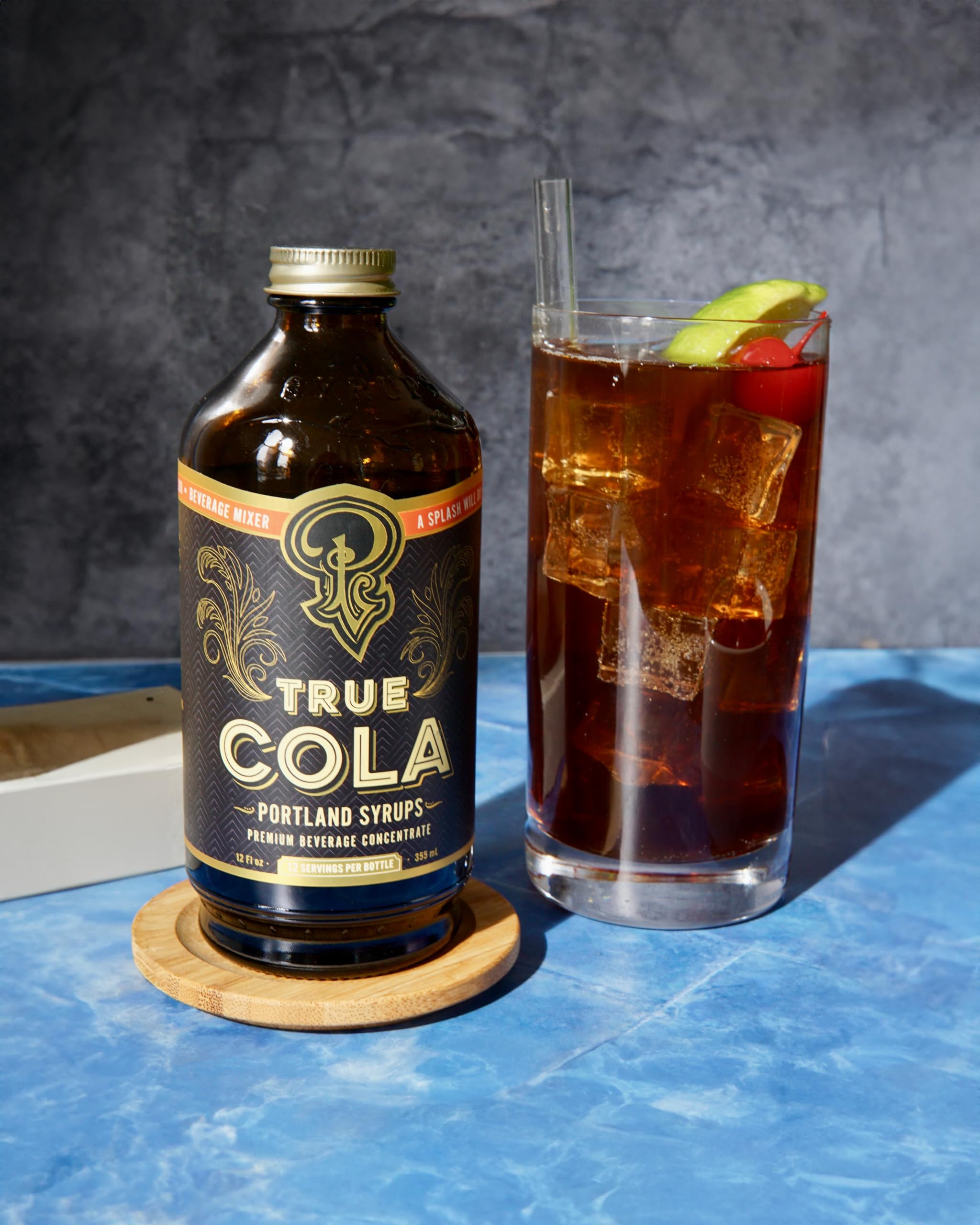 Portland Syrups True Cola packaging ready for gifting