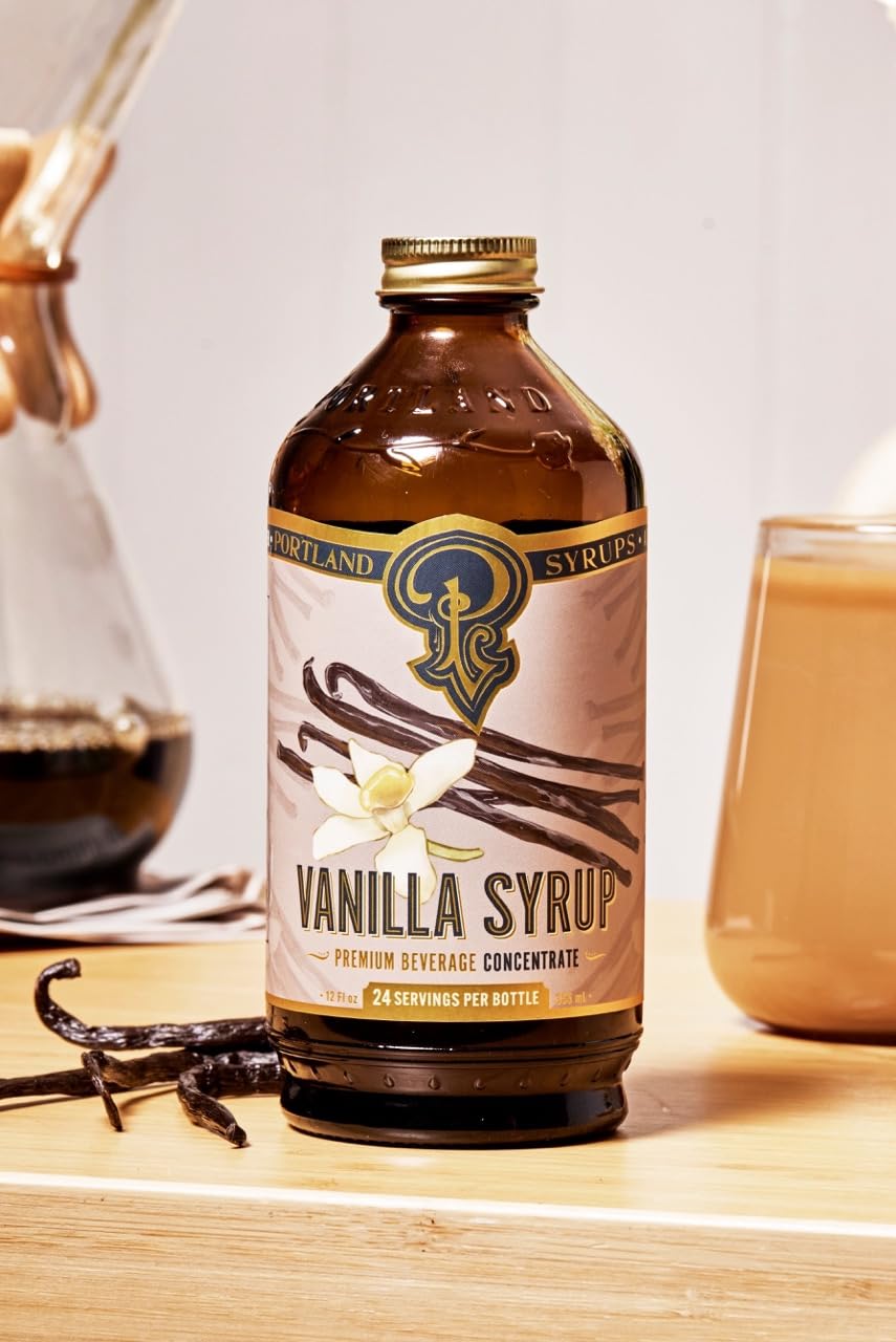 Portland Syrups Vanilla Syrup in cocktail mixer
