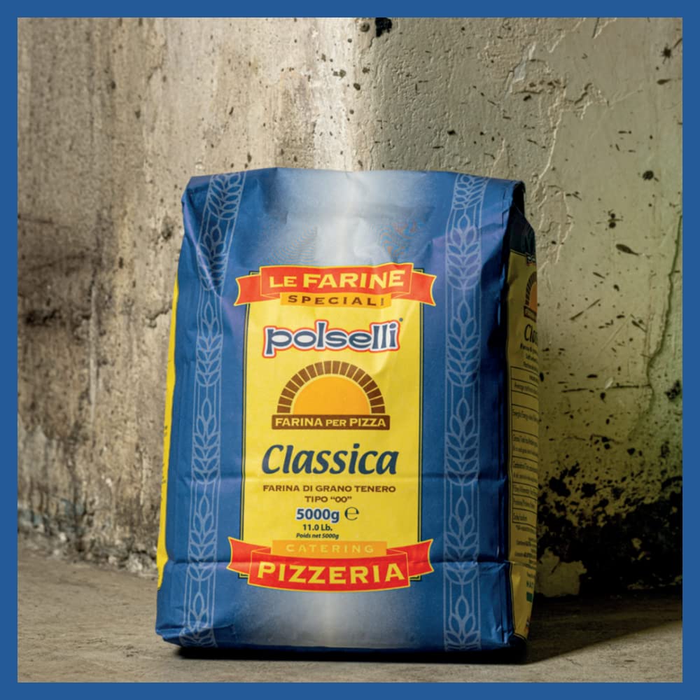 POLSELLI Classica 00 flour milled slowly to preserve flavor